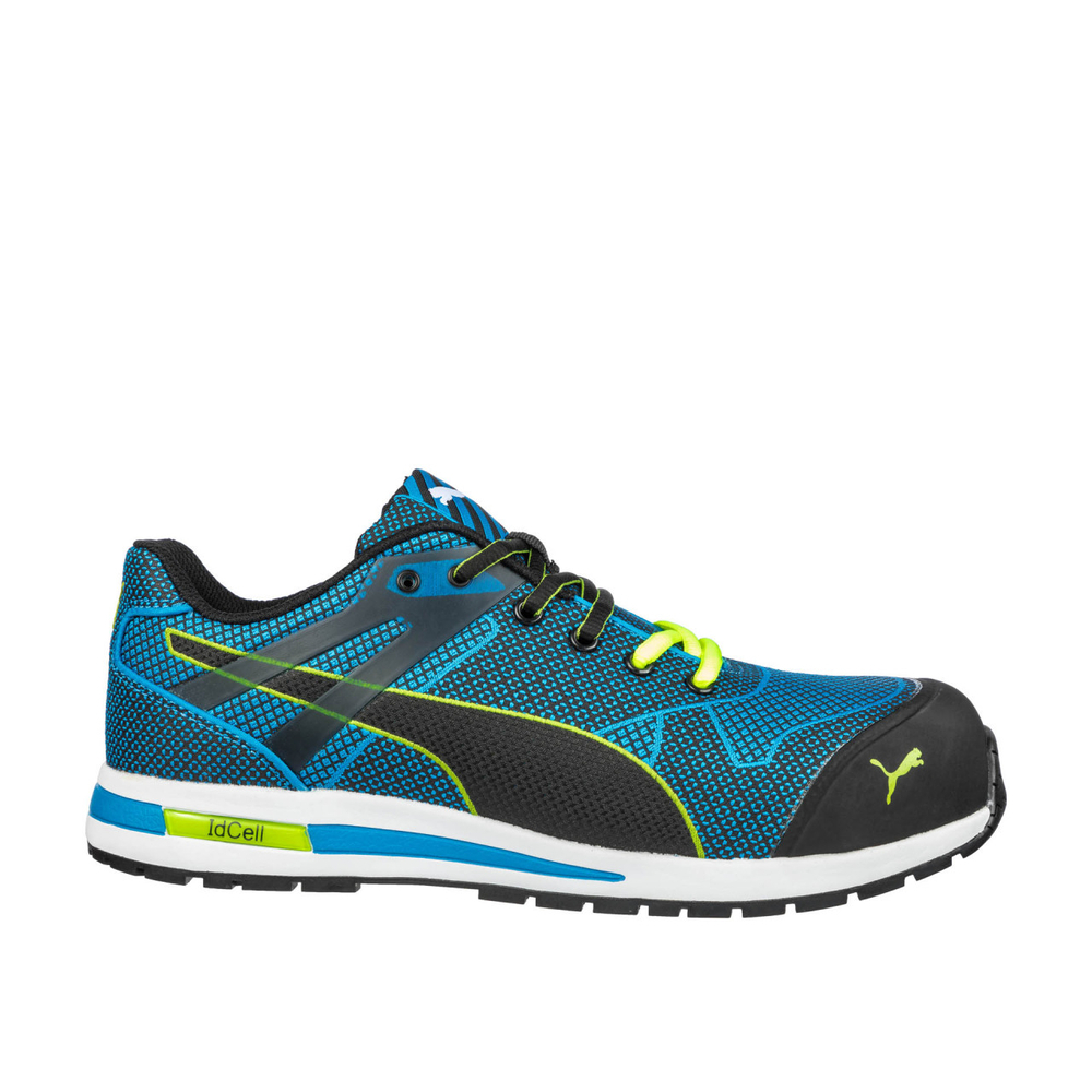 Chaussures de sécurité basses noir/bleu S1P BLAZE KNIT bleu - PUMA SAFETY - 643060