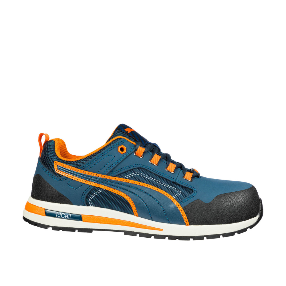 Chaussures de sécurité basses S3 CROSSTWIST bleu/orange - PUMA SAFETY - 643100