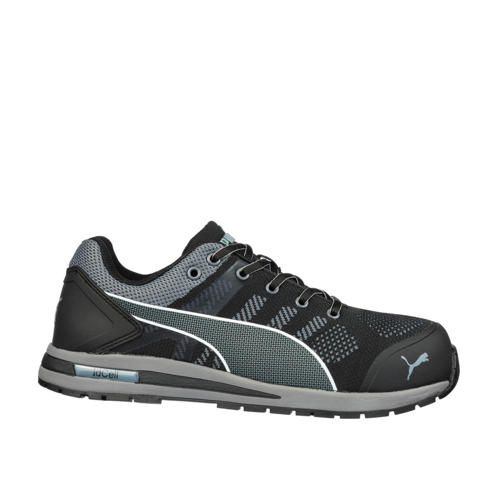 Chaussures de sécurité basses S1P ESD ELEVATE KNIT noir/gris - PUMA SAFETY - 643160