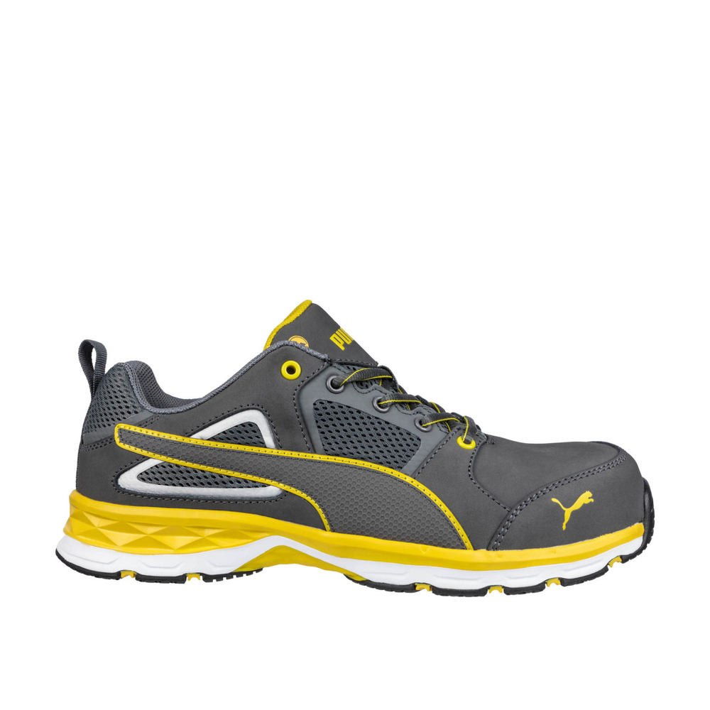 Chaussures de sécurité basses S1P ESD PACE 2.0 gris/jaune - PUMA SAFETY - 643800