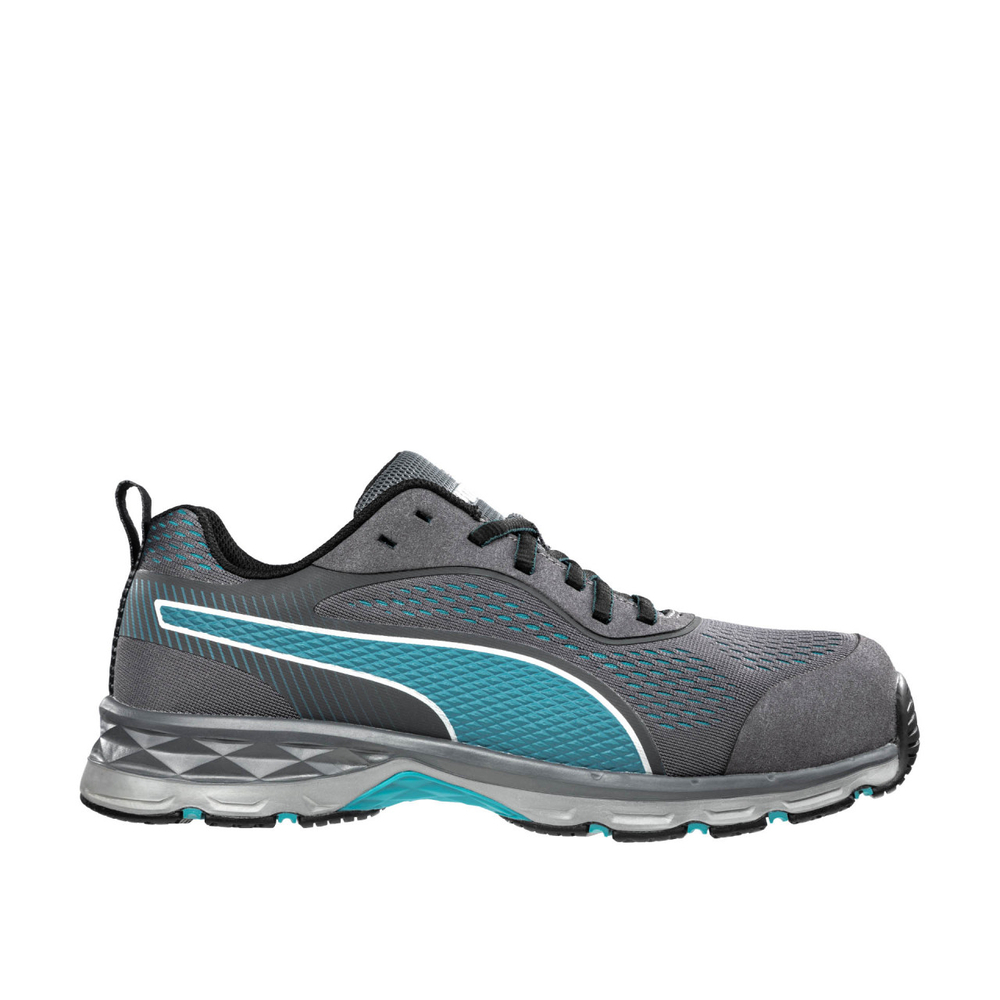 Chaussures de sécurité basses Femme S1P ESD FUSE KNIT gris/bleu - PUMA SAFETY - 643900
