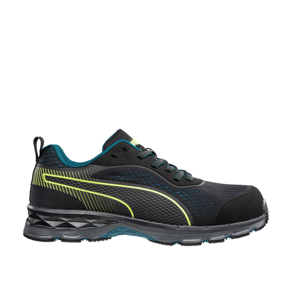 Chaussures de sécurité basses Femme S1P ESD FUSE KNIT noir/vert - PUMA SAFETY - 643930