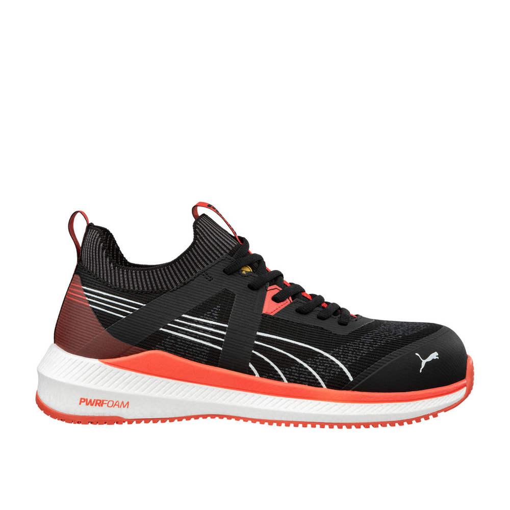 Chaussures de sécurité basses S1PS ESD TURBO noir/rouge - PUMA SAFETY - 645020