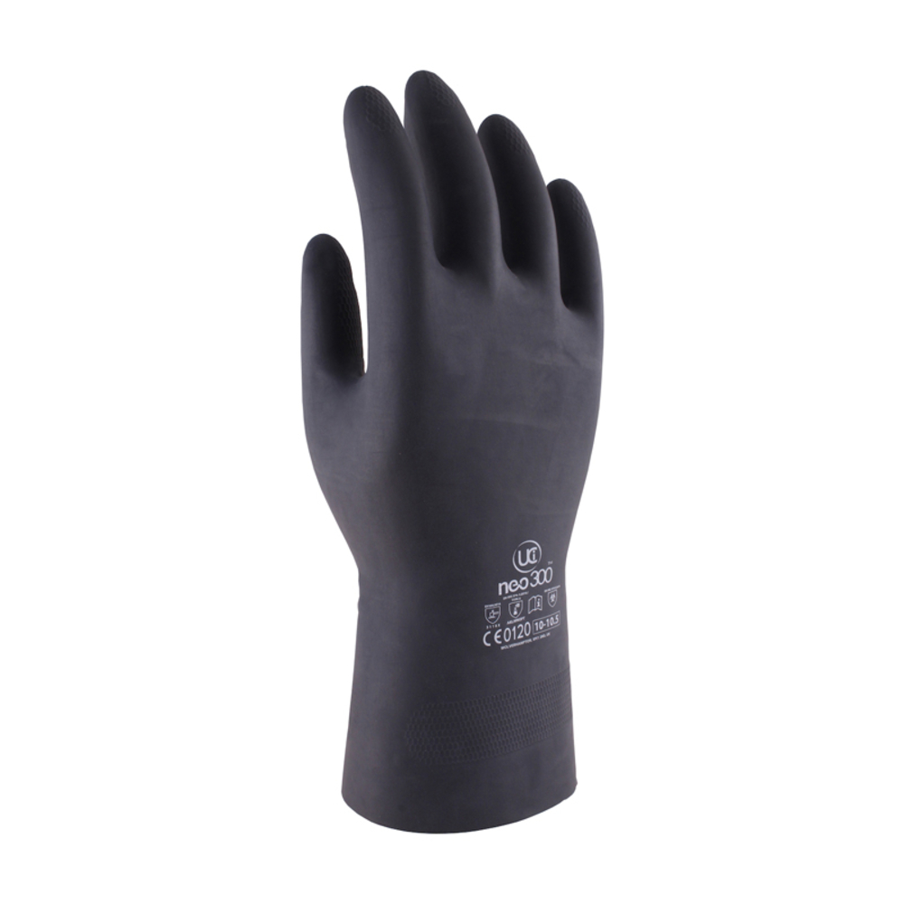 Gants NEO300 néoprène résistant aux produits chimiques noir  UCI - G/NEO300/BK