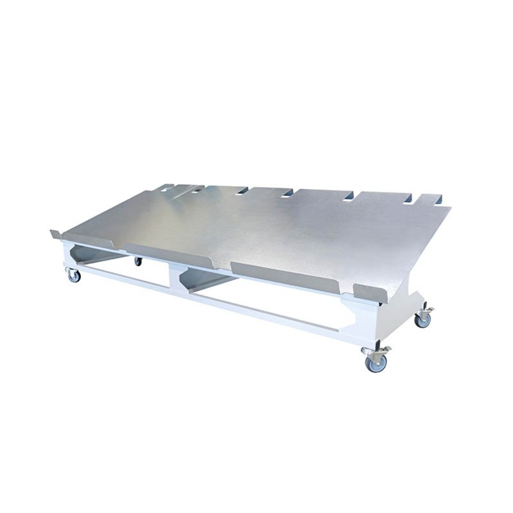 BAC DE RÉCUPÉRATION DES TÔLES SUR L'AVANT SUR ROULETTES POUR CISAILLE CGM3080 - JOUANEL INDUSTRIE - CGM3080-BL