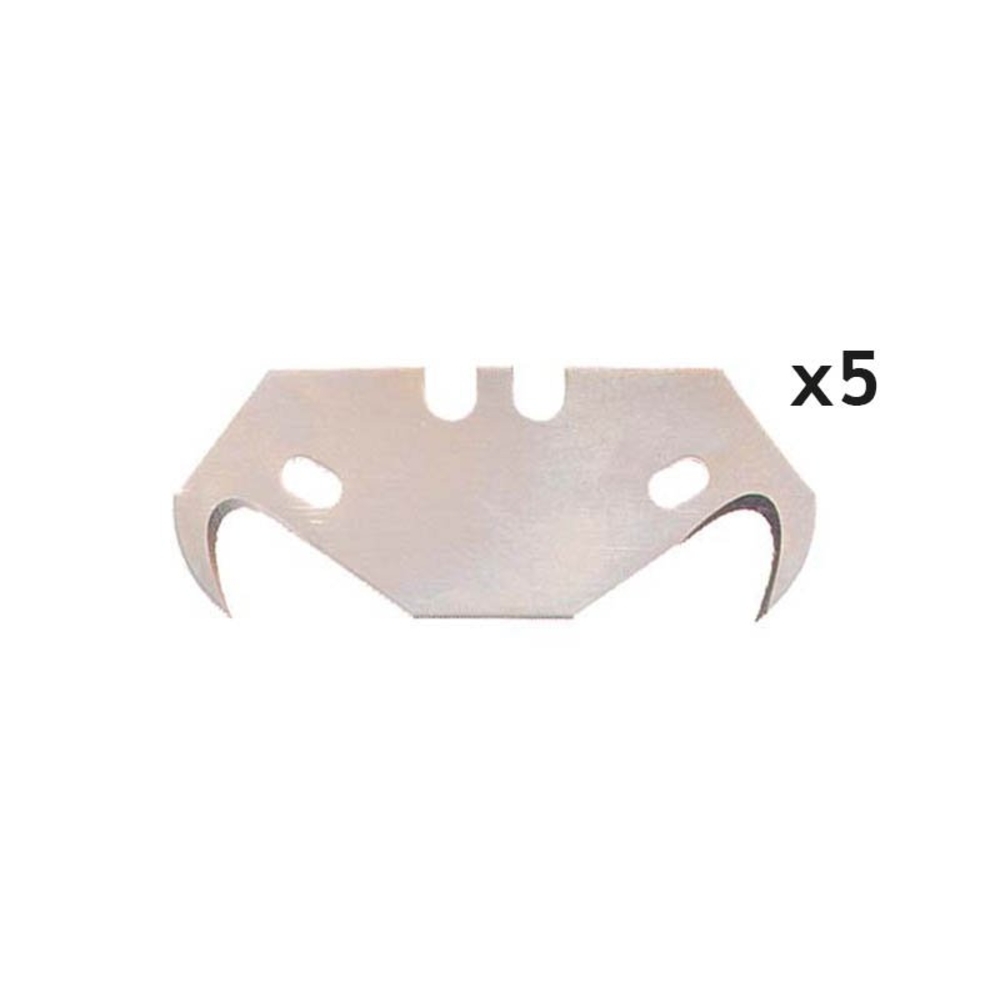 LOT DE 5 LAMES À CROCHET 50 X 19 MM - JOUANEL INDUSTRIE - COUTLAMCROC