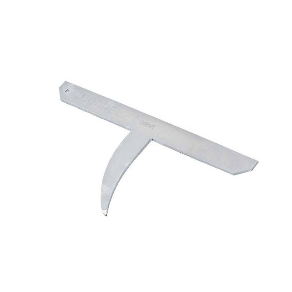 ENCLUME D'ARDOISIER À DROITE 400 MM ACIER FORGÉ - JOUANEL INDUSTRIE - ENCD400