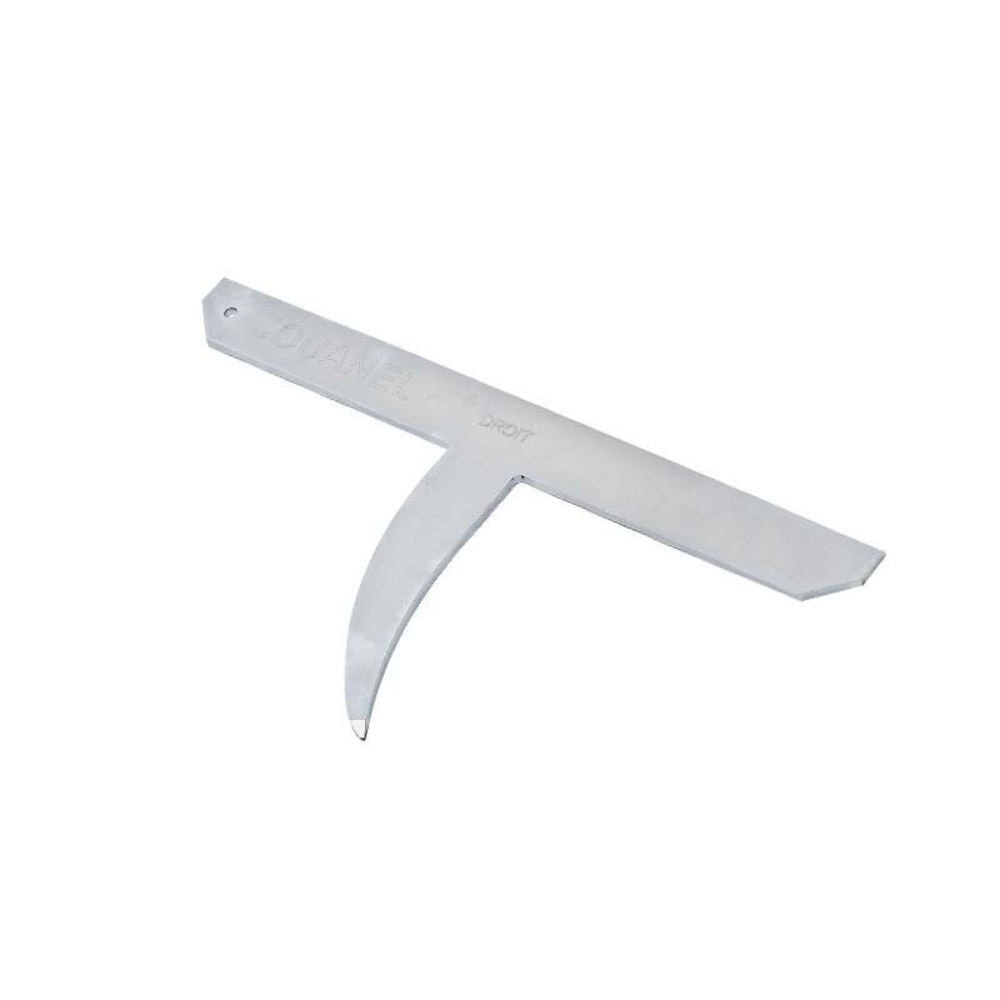 ENCLUME D'ARDOISIER À DROITE 500 MM ACIER FORGÉ - JOUANEL INDUSTRIE - ENCD500