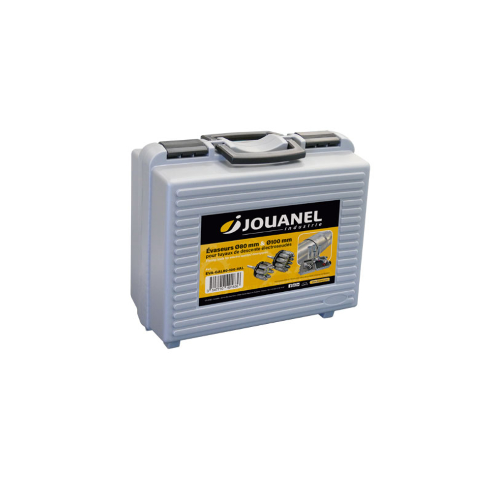 VALISE POUR ÉVASEURS EVA-GAL80 ET EVA-GAL100 AVEC MOUSSES DE PROTECTION - JOUANEL INDUSTRIE - EVA-VAL