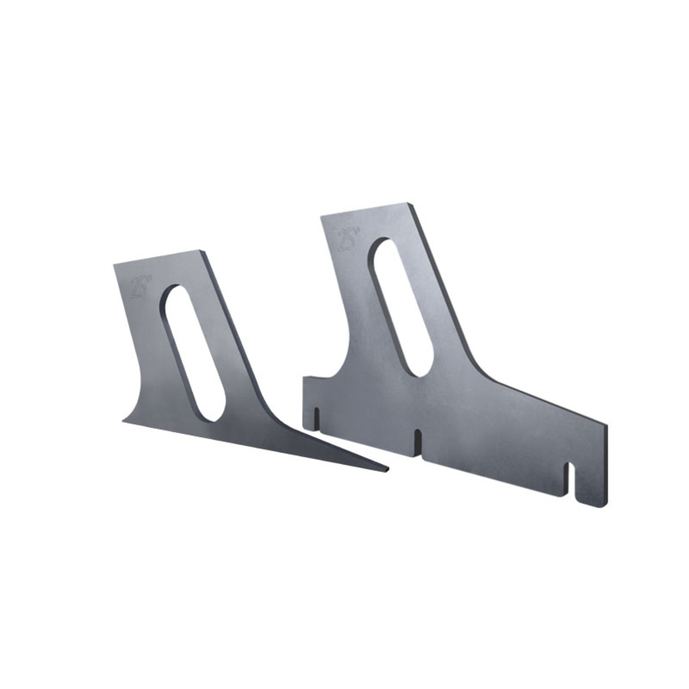 JEU DE GABARITS 25° 2 PLAQUES+1CONTRE-PLAQUE POUR GAB1350 - JOUANEL INDUSTRIE - GAB25