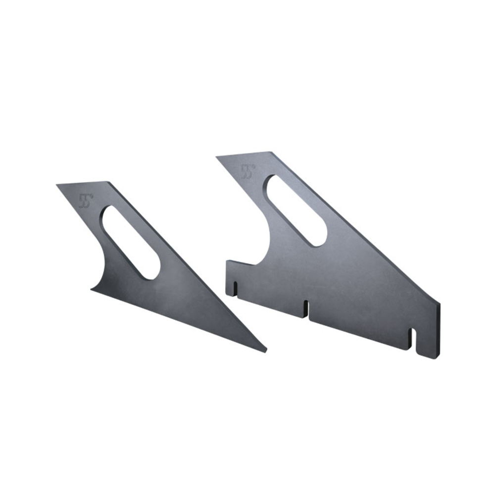 JEU DE GABARITS 55° 2 PLAQUES+1CONTRE-PLAQUE POUR GAB1350 - JOUANEL INDUSTRIE - GAB55