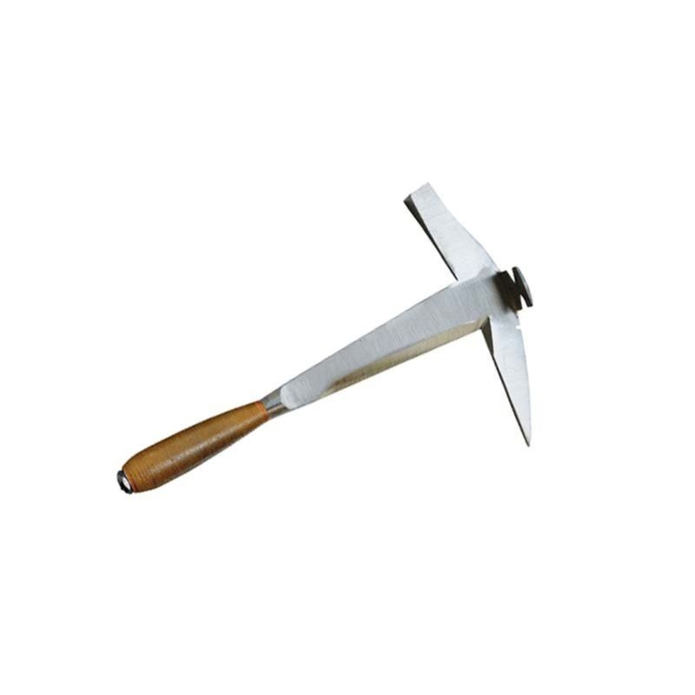 MARTEAU DE COUVREUR À DROITE FORGÉ MANCHE CUIR PANNE LARGE - JOUANEL INDUSTRIE - MACDF