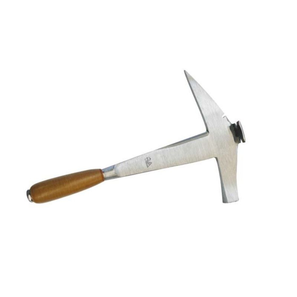 MARTEAU DE COUVREUR À GAUCHE FORGÉ MANCHE CUIR PANNE LARGE - JOUANEL INDUSTRIE - MACGF