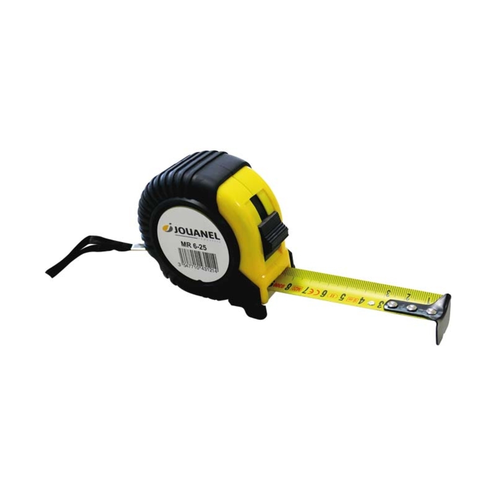MÈTRE RUBAN ABS 25 MM X 6 M - 240 G - JOUANEL INDUSTRIE - MR6-25