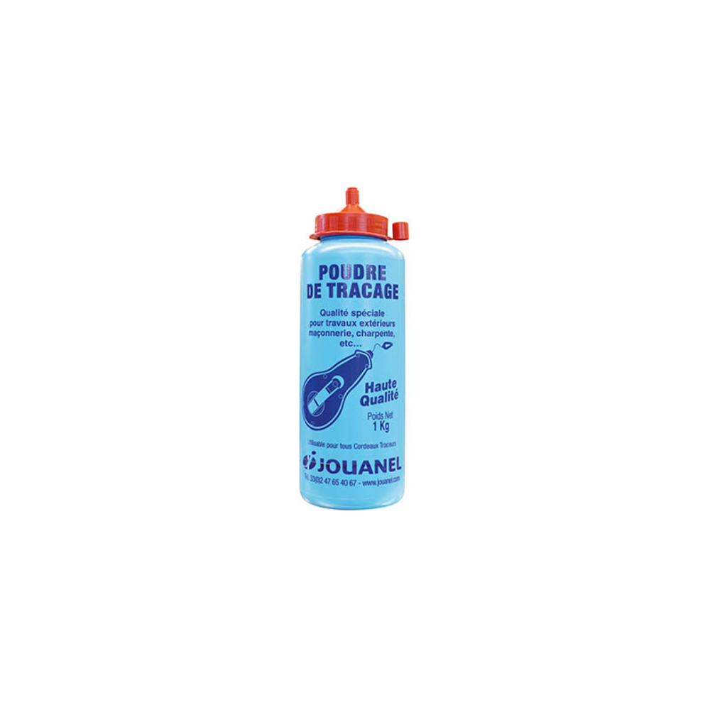 POUDRE À TRACER ROUGE HAUTE QUALITÉ 1 KG - JOUANEL INDUSTRIE - PATHR1K