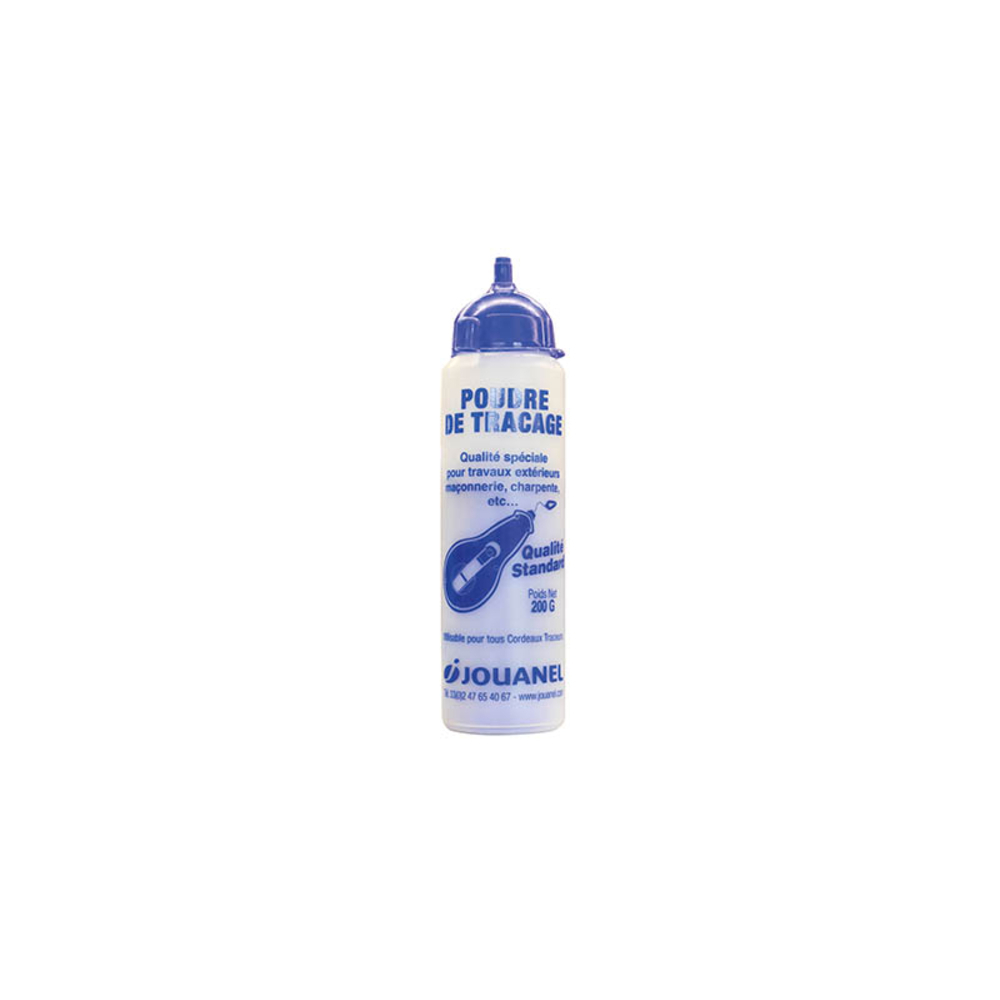 POUDRE À TRACER BLEUE 200 G - JOUANEL INDUSTRIE - PATSBL18