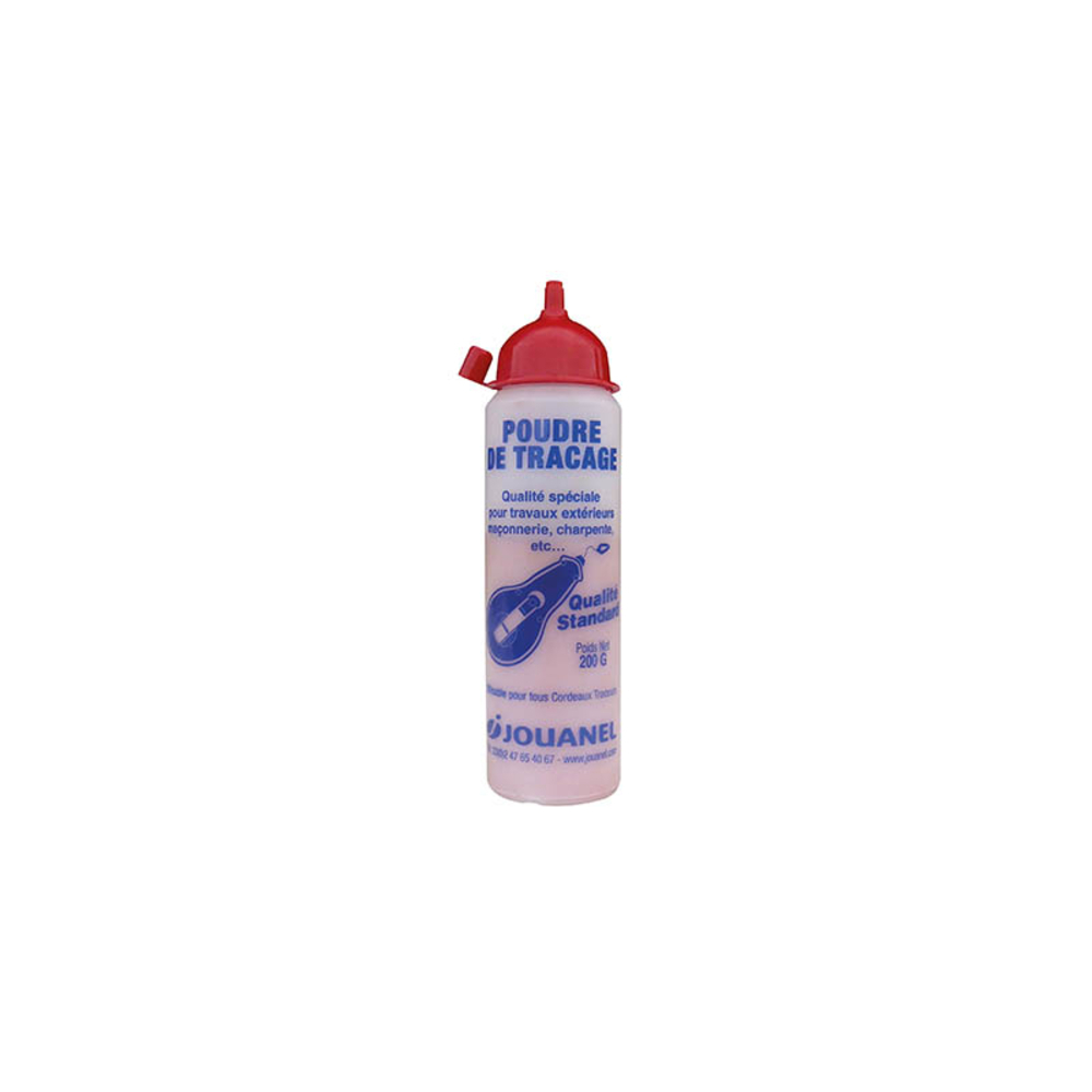 POUDRE À TRACER ROUGE 200 G - JOUANEL INDUSTRIE - PATSR18