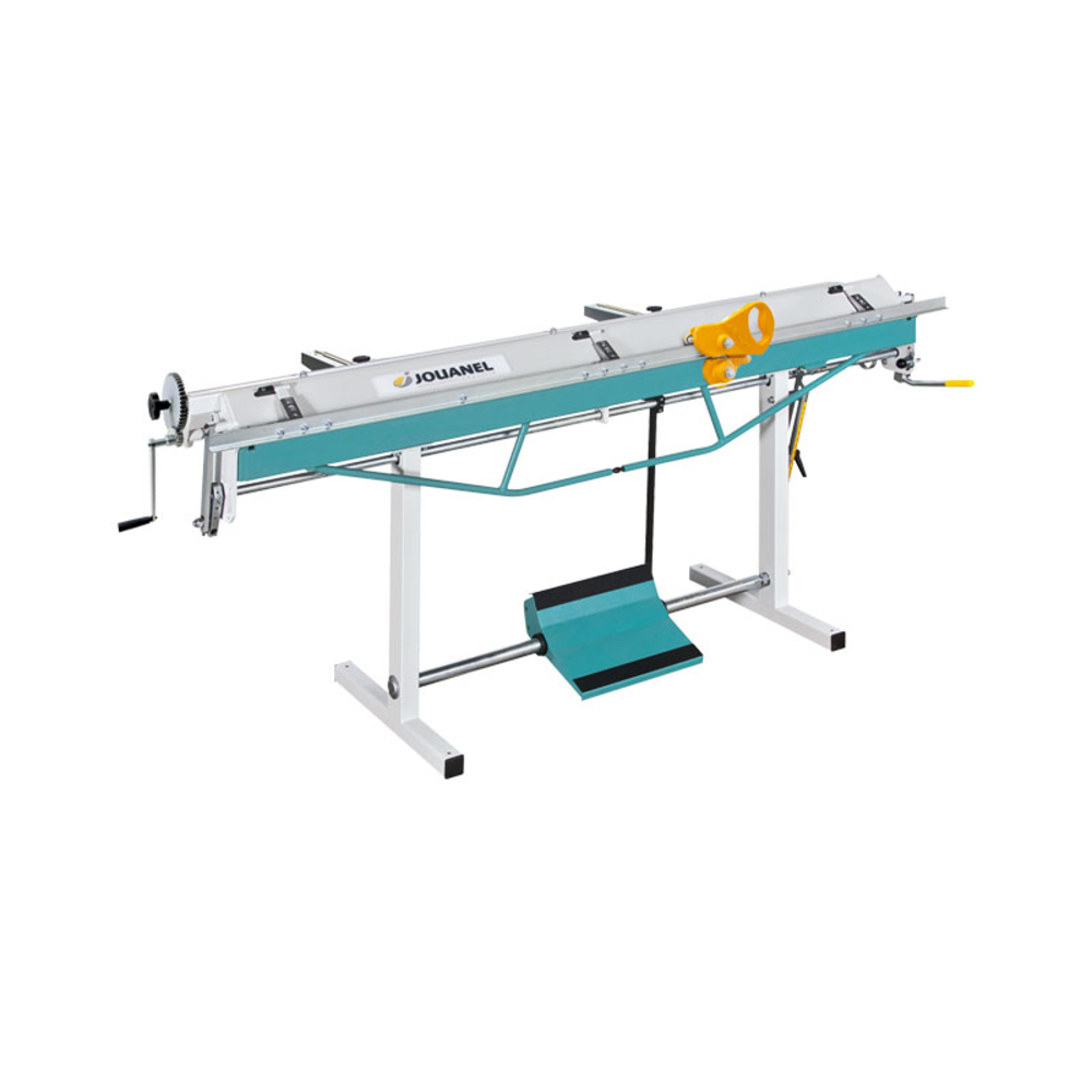 PLIEUSE MANUELLE 2 M ZINC CUIVRE ALU 1 MM ACIER 0,7 MM BUTÉE ANGULAIRE - JOUANEL INDUSTRIE - PCX2040A