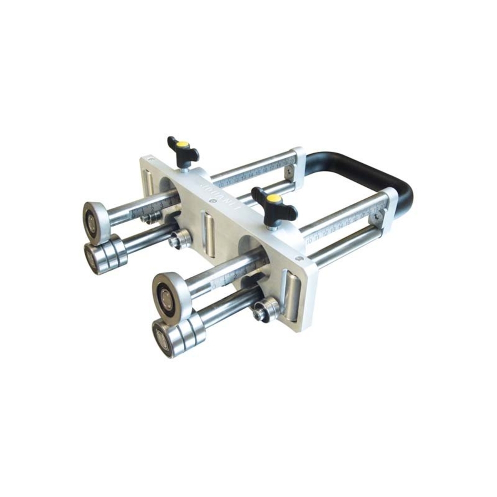 PLIEUSE À MAIN DOUBLE COLONNE 3 ROULEAUX DE GUIDAGE - 200 MM - JOUANEL INDUSTRIE - PLIMDC3-200