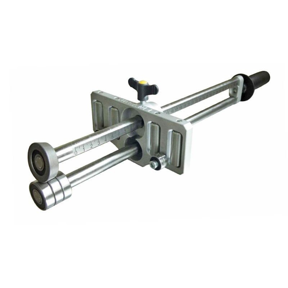 PLIEUSE À MAIN SIMPLE COLONNE 4 ROULEAUX DE GUIDAGE - 350 MM - JOUANEL INDUSTRIE - PLIMSC4-350