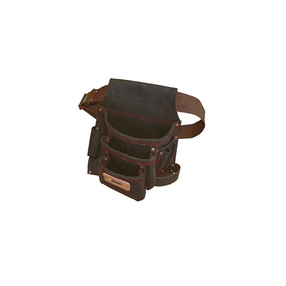 POCHE À CLOUS CUIR RENFORCÉ AVEC CEINTURE 3 POCHES ET 5 PORTE-ACCESSOIRES - JOUANEL INDUSTRIE - POCOU-R