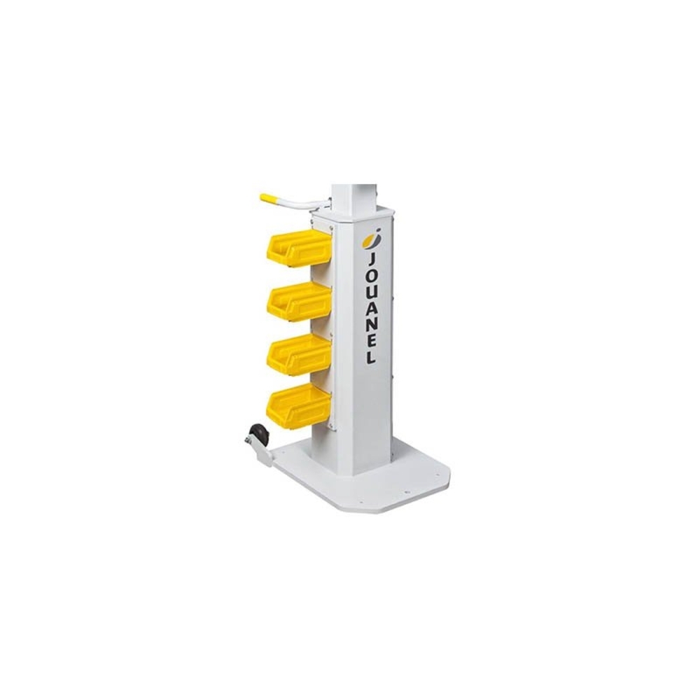 SOCLE POUR SB3M ET SB5M AVEC ROULETTES DE MANUTENTION ET BACS DE RANGEMENT - JOUANEL INDUSTRIE - SB5-SOCLE