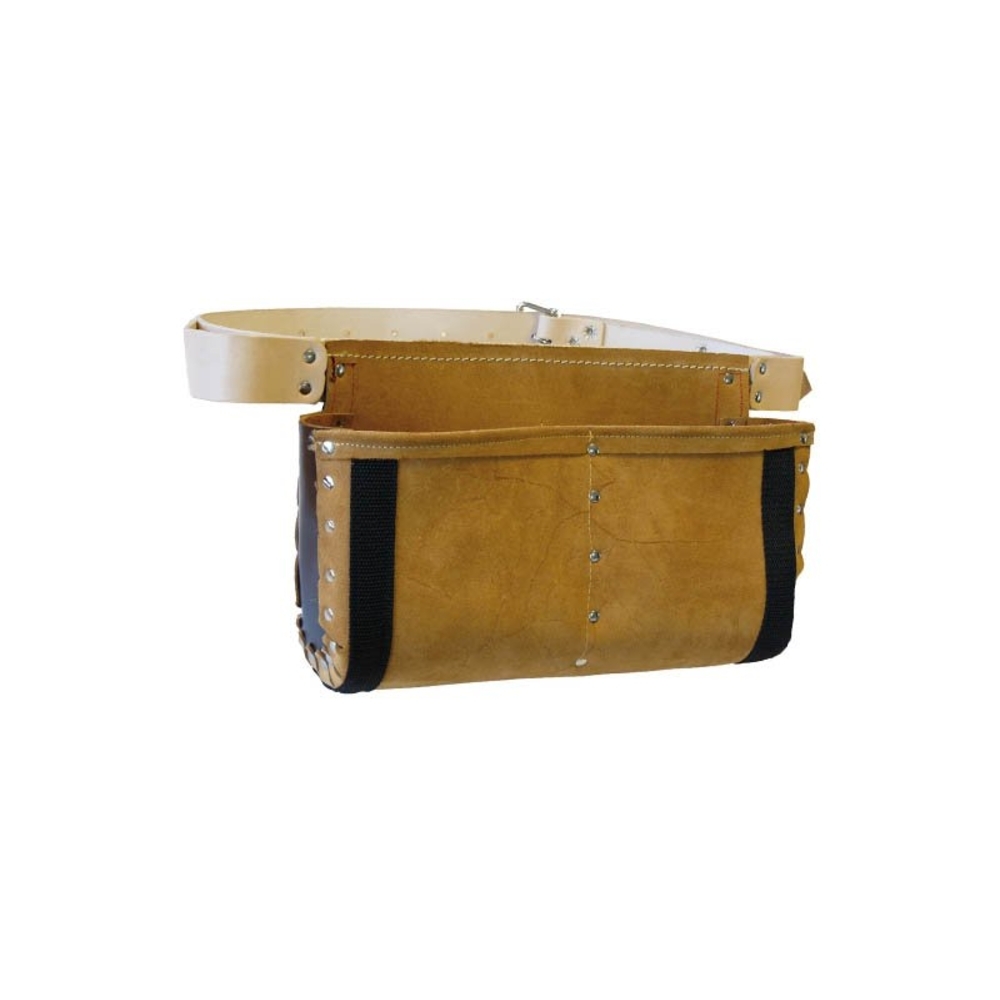 TABLIER DE COFFREUR CUIR RENFORCÉ AVEC CEINTURE 2 POCHES - JOUANEL INDUSTRIE - TABCF-R