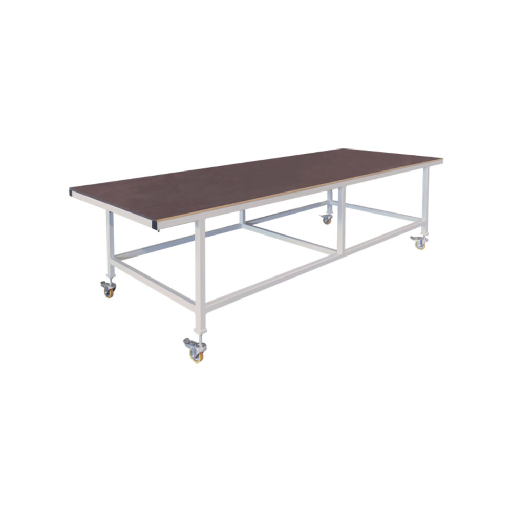  TABLE SERVANTE MOBILE D'ATELIER 3000X1000MM - JOUANEL INDUSTRIE - TABLE3000x1000