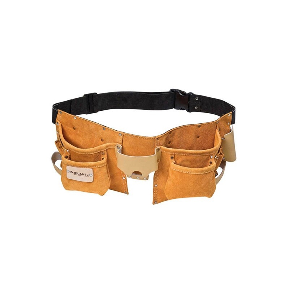 TABLIER AMÉRICAIN CUIR AVEC CEINTURE 4 POCHES ET 8 PORTE-ACCESSOIRES - JOUANEL INDUSTRIE - TABUS