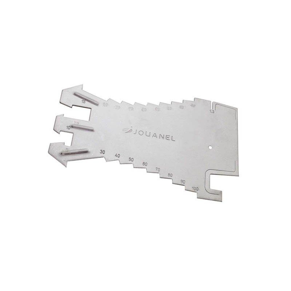 TRACETTE À ZINC EN INOX GRADUÉE 5 MM - JOUANEL INDUSTRIE - TRAC