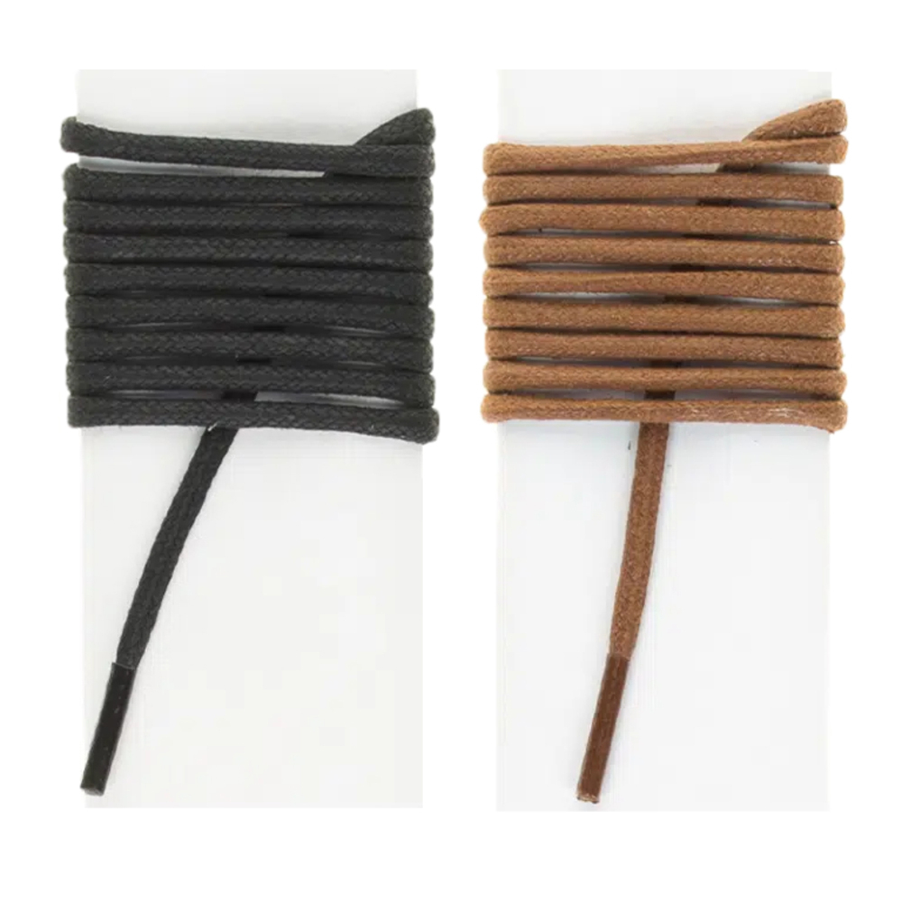 Lacets Coton Rond 0,75 M Noir - JLF PRO - 0426VSNOIR