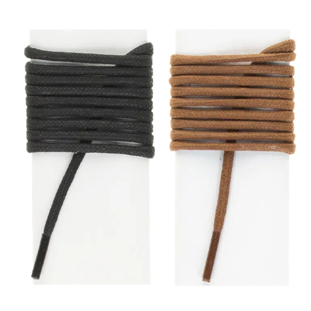 Lacets Coton Rond 0,90 M Noir - JLF PRO - 0427VRNOIR