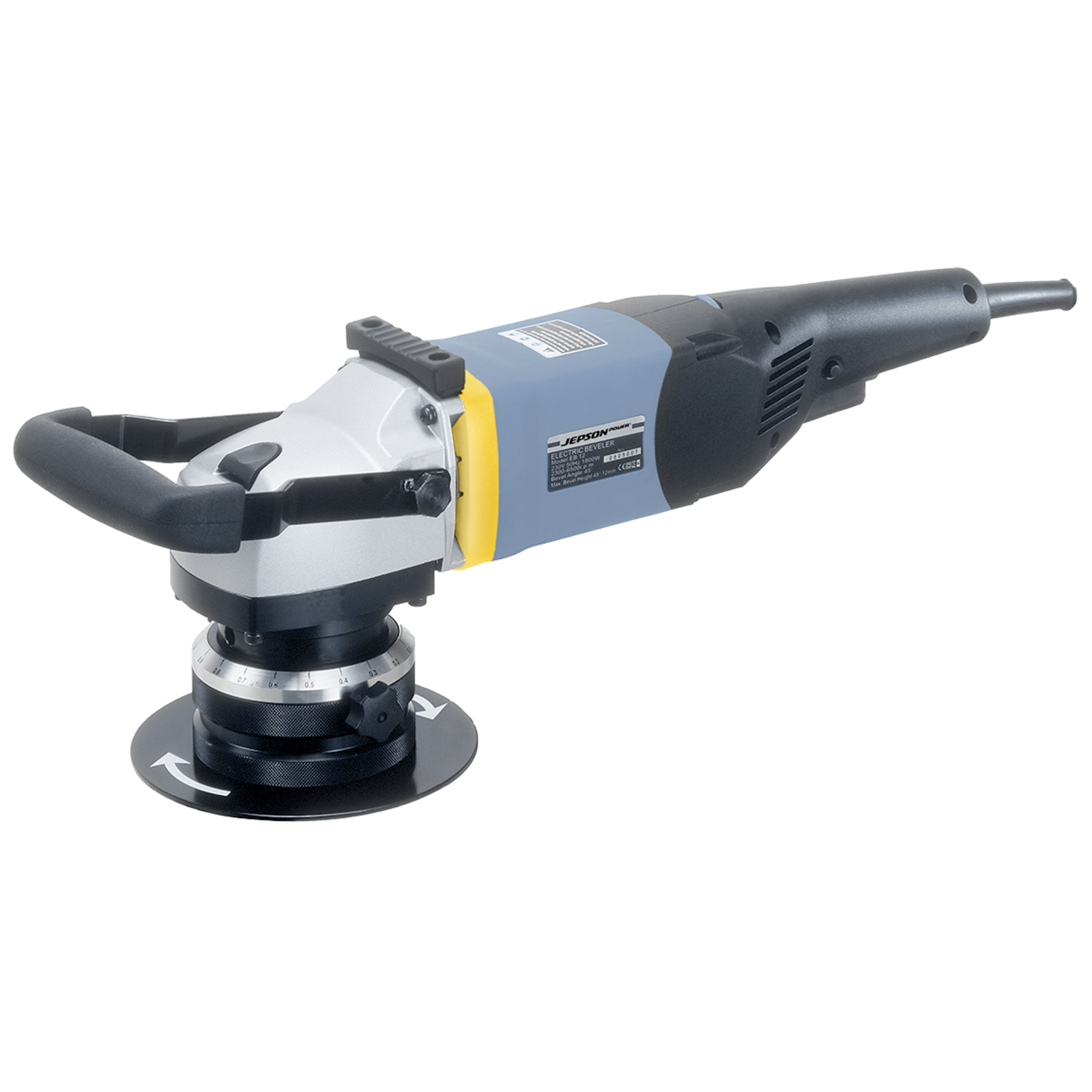 Chanfreineuse ébavureuse 45/10.6 avec 6 plaquettes carbure de coupe et outils JEPSON - 495010