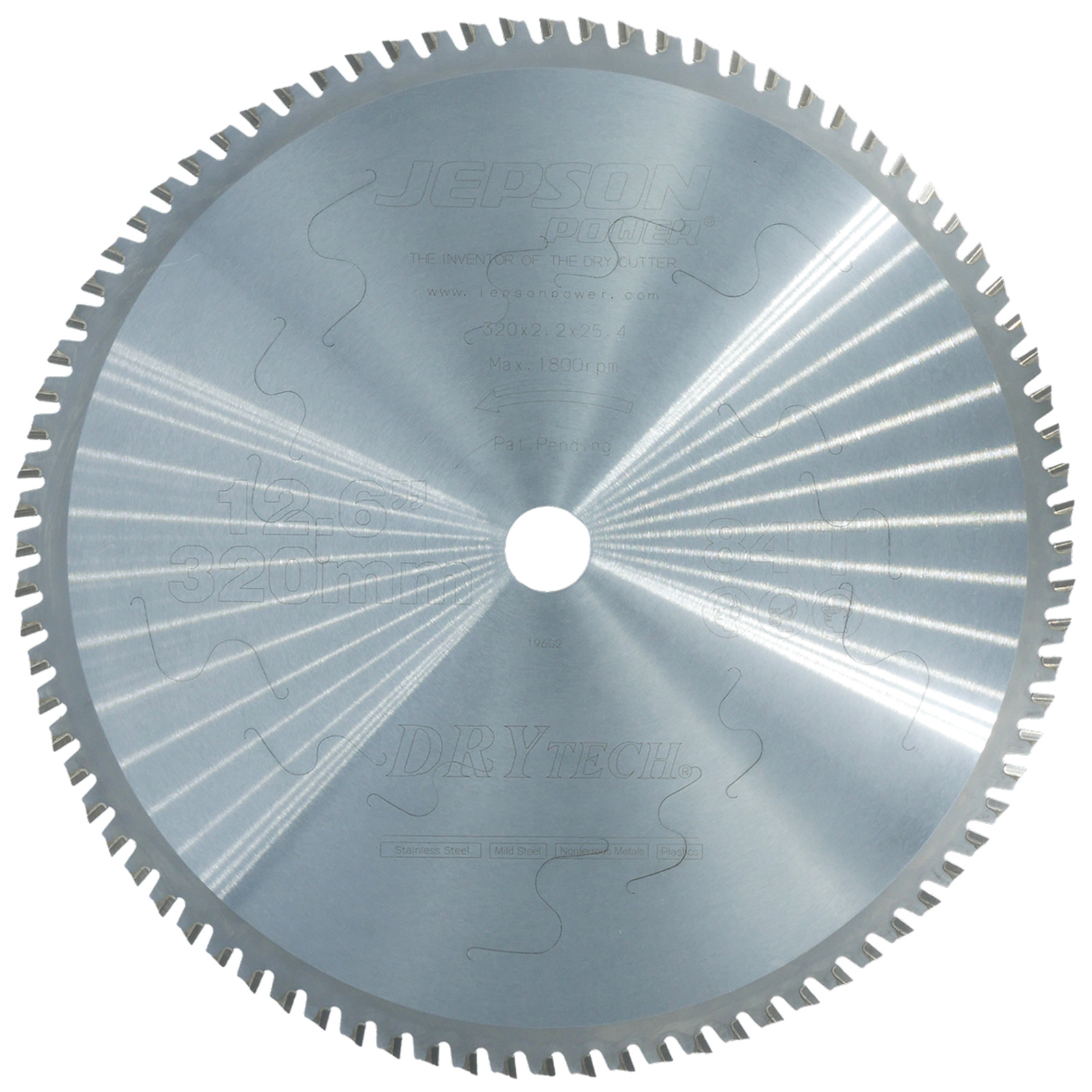 Lame carbure Drytech Ø 320 mm / 84D pour panneaux sandwich et tôles trapézoïdales JEPSON - 608276