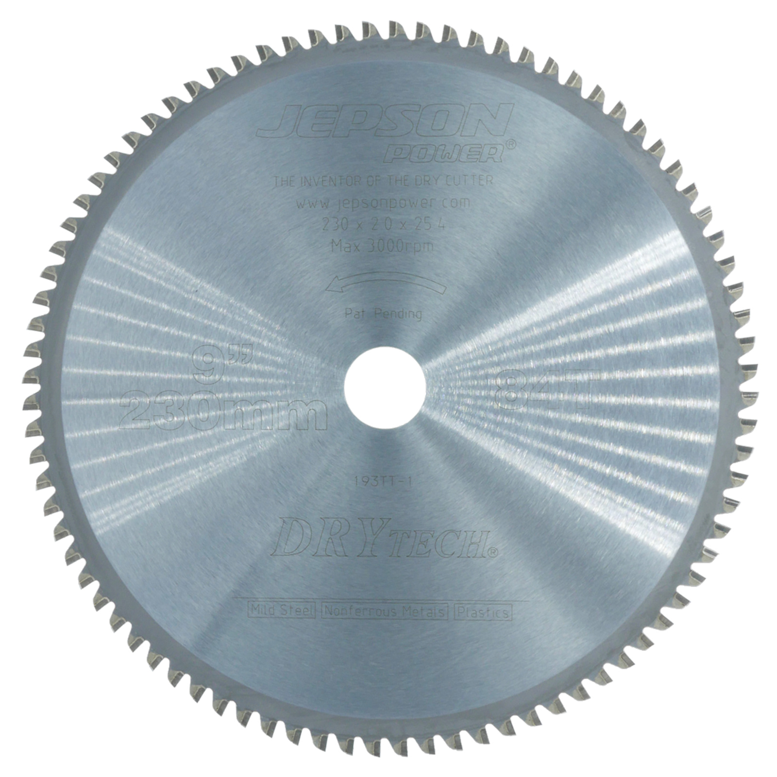 Lame carbure Drytech Ø 230 mm / 84D pour panneaux sandwich et tôle trapézoïdale JEPSON - 72123084