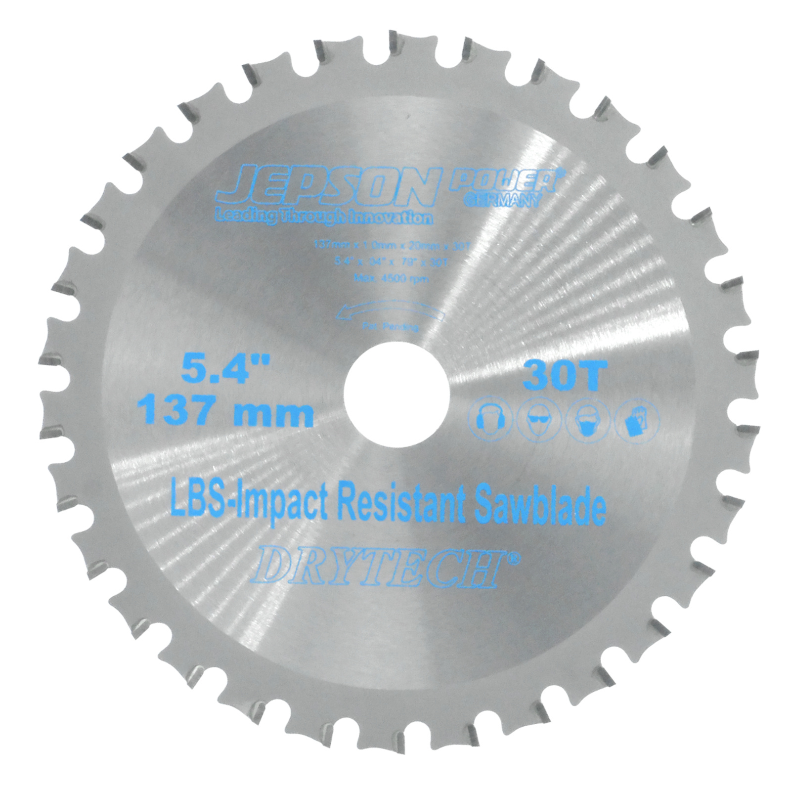 Lame carbure Drytech LBS résistant aux chocs Ø 137 mm / 30D pour acier - parois minces JEPSON - 72213730