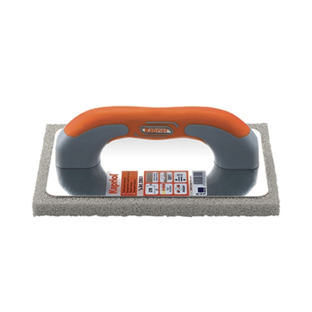 TALOCHE EPONGE EN CAOUTCHOUC GRISE 14x21 M/PVC - KAPRIOL - 23061