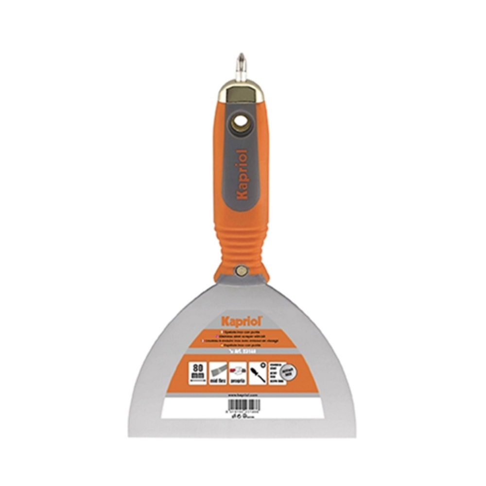 SPATULE A REBOUCHER 150MM AVEC POINTE - KAPRIOL - 23148