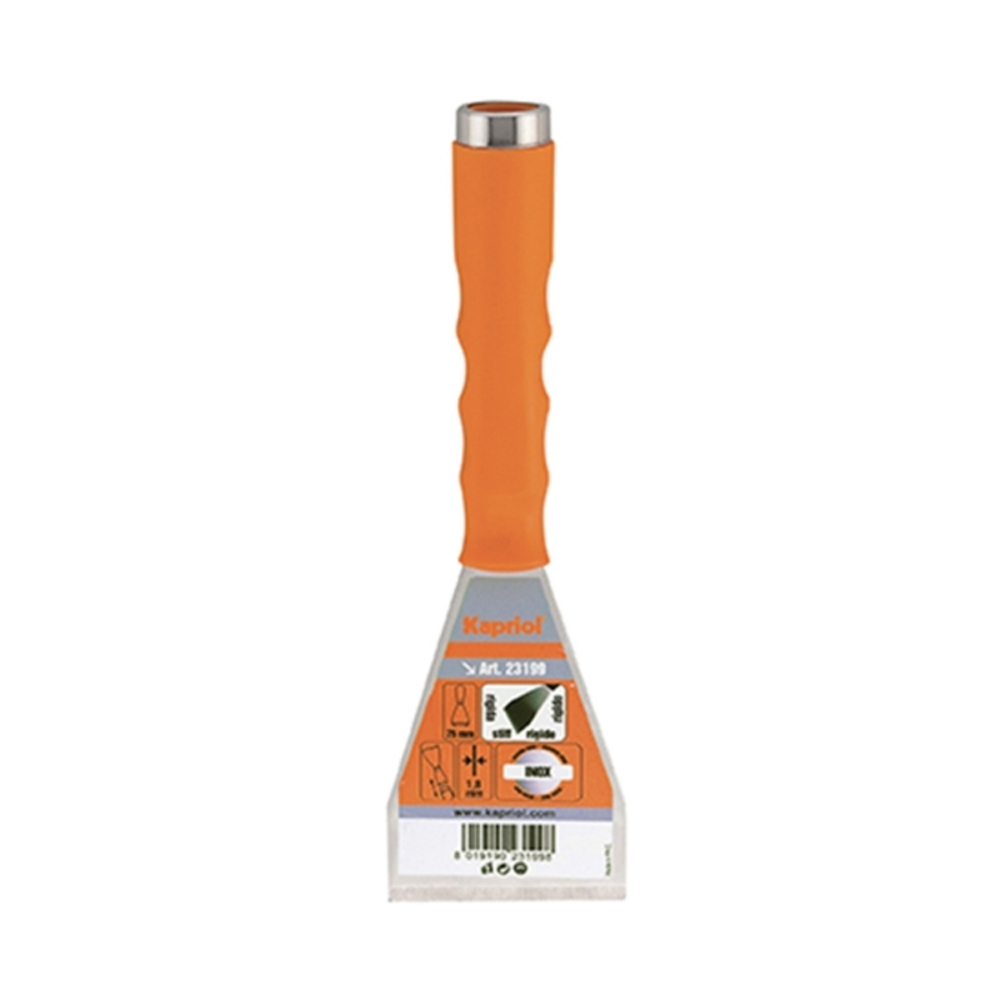 SPATULE A RACLER 75MM MANCHE A VIS - KAPRIOL - 23199