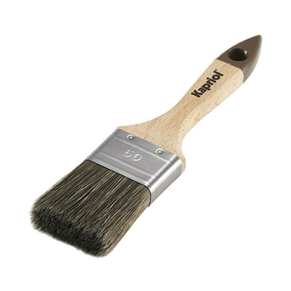 PINCEAU POUR PEINTURES POUR BOIS 30MM MANCHE BOIS - KAPRIOL - 23939