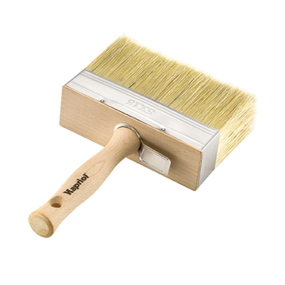 BROSSE PEINT. PLATE 150X50MM MANCHE BOIS - KAPRIOL - 23984