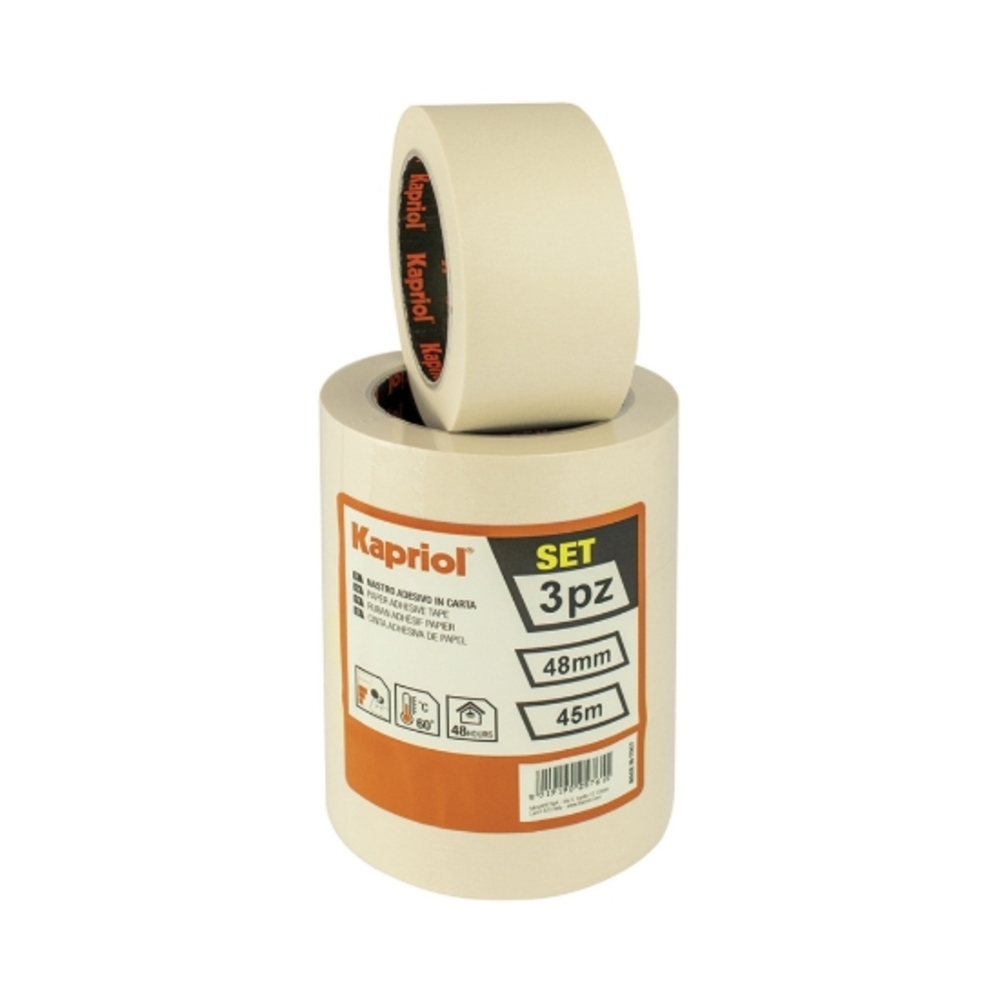RUBAN ADHESIF PAPIER 48MMx45MT - KAPRIOL - 25761