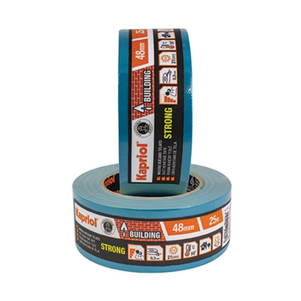RUBAN ADHESIF TOILE EXTRA-STRONG 48MMx25MT - KAPRIOL - 25768