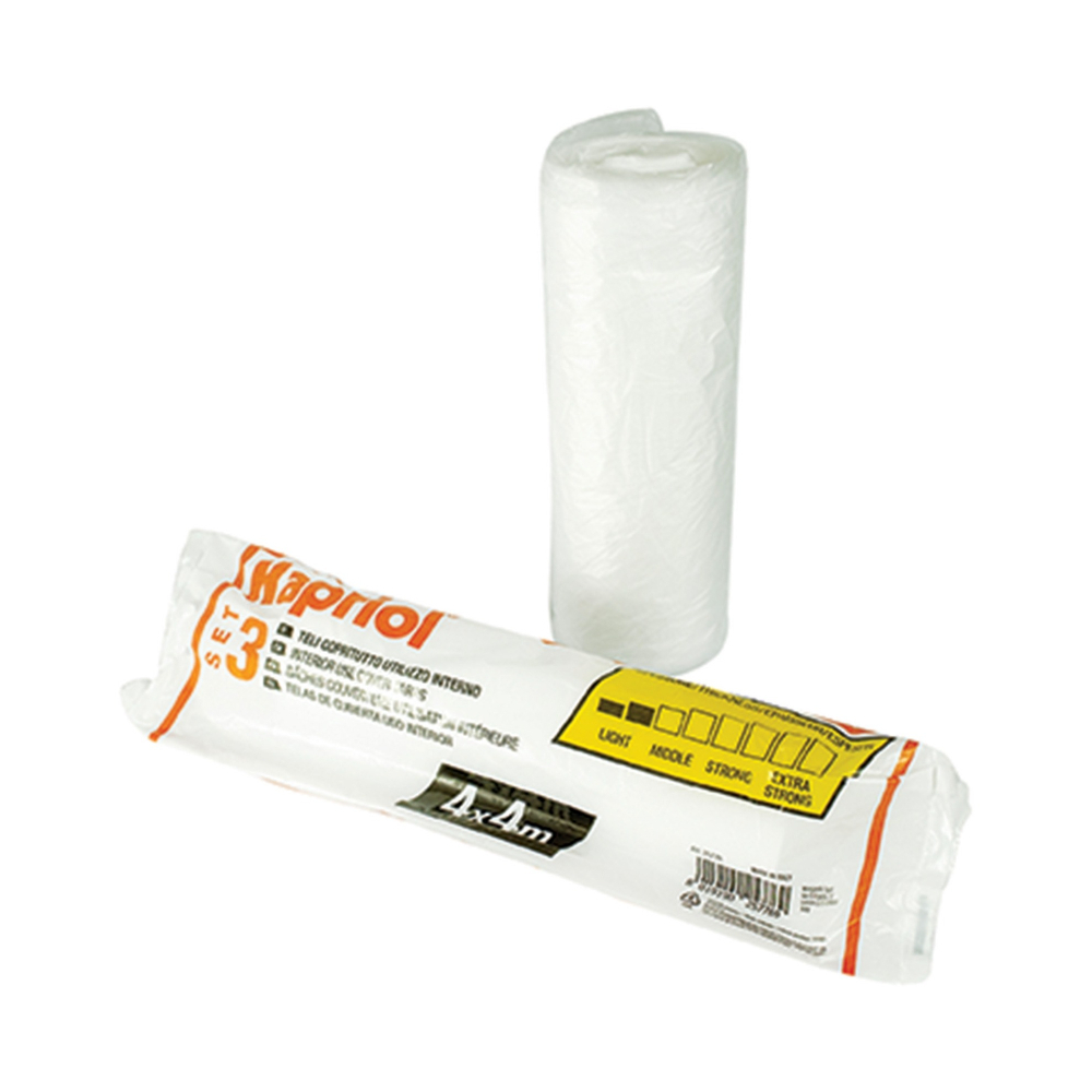 LOT DE 3 BACHES COUVERTURE UTILISATION INTERIEURE 48m²  - KAPRIOL - 25776