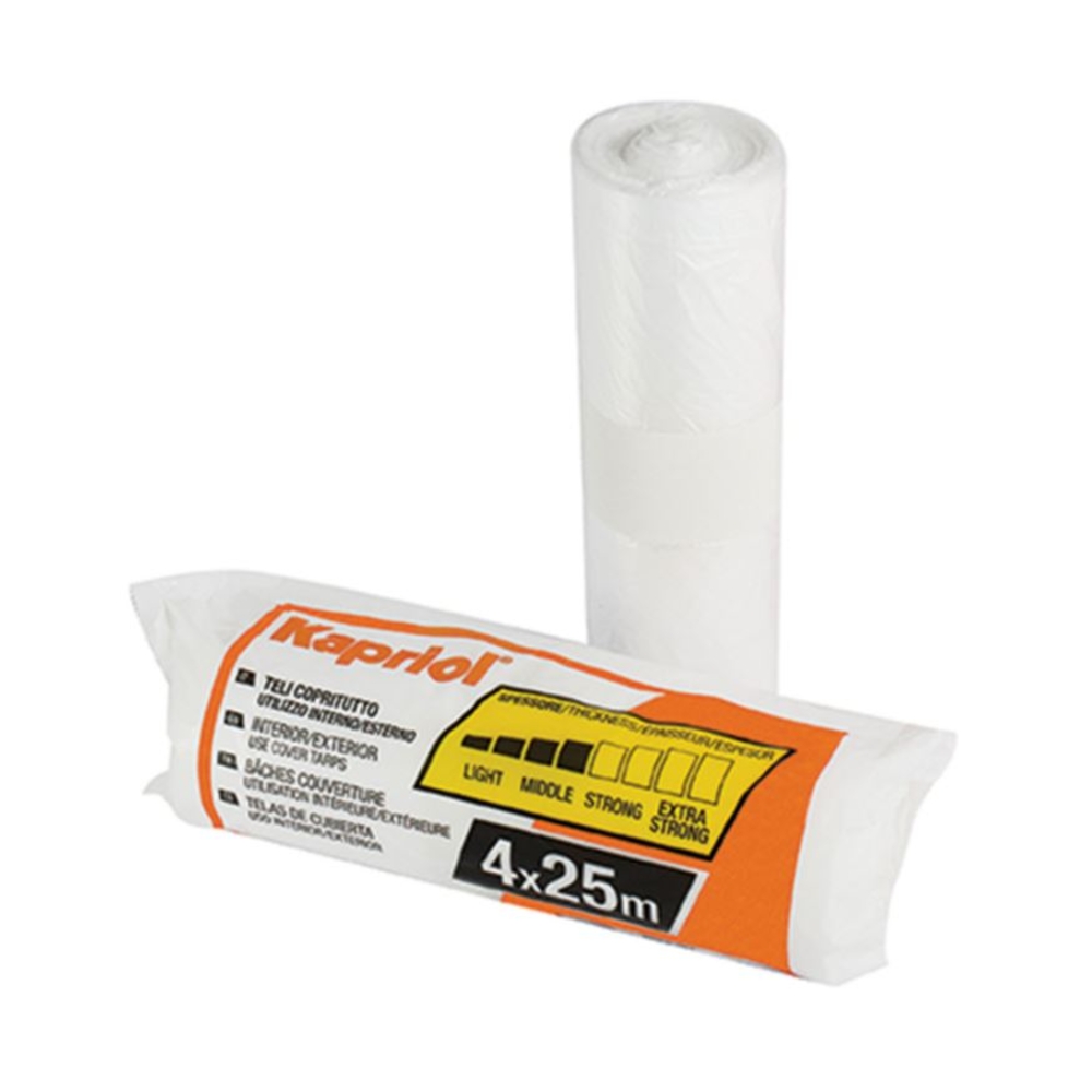 BÂCHE COUVERTURE UTILISATION INT/EXT 4x25M - KAPRIOL - 25779