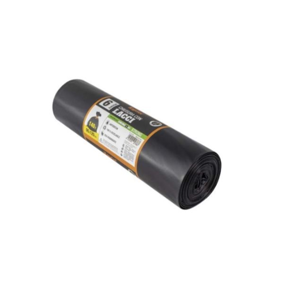 LOT DE 10 SACS A DECHETS AVEC CORDON 72x110 - KAPRIOL - 25784