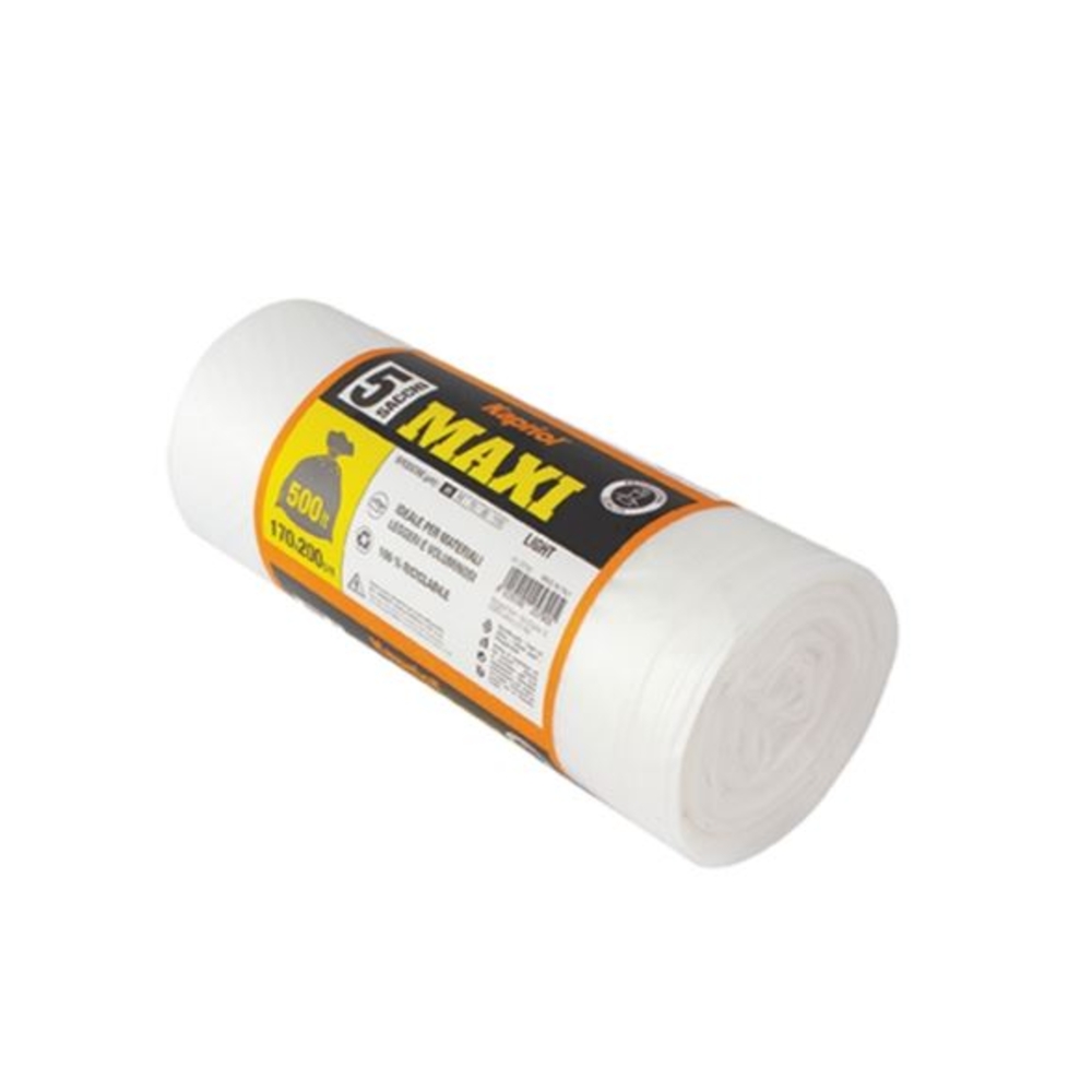 LOT DE 5 SACS MAXI A DECHETS 500L - KAPRIOL - 25790