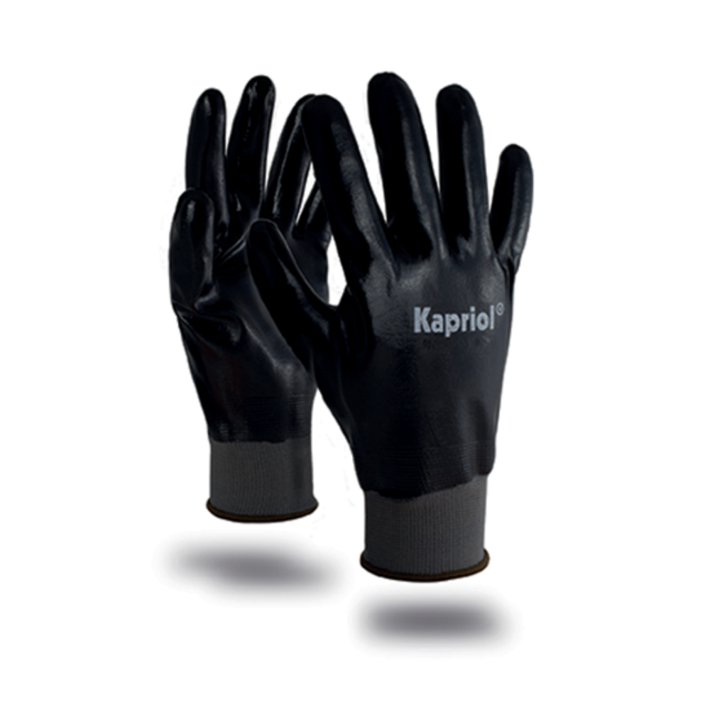 GANTS ALL BLACK NOIR - KAPRIOL