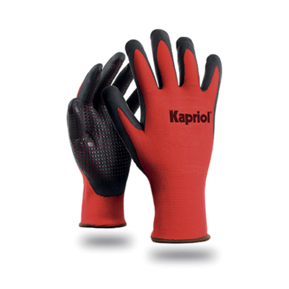 GANTS DOTS ROUGE - KAPRIOL