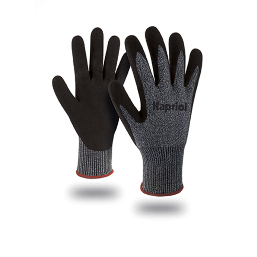 GANTS SUPER CUT NOIR - KAPRIOL